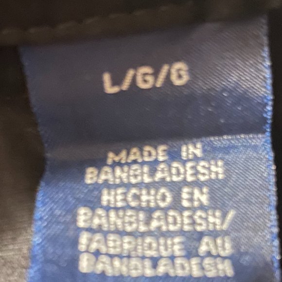 NEW NWOT WRANGLER Black Men's WESTERN BROADCLOTH PEARL SNAP SHIRT Long Sleeve L! - Picture 4 of 7